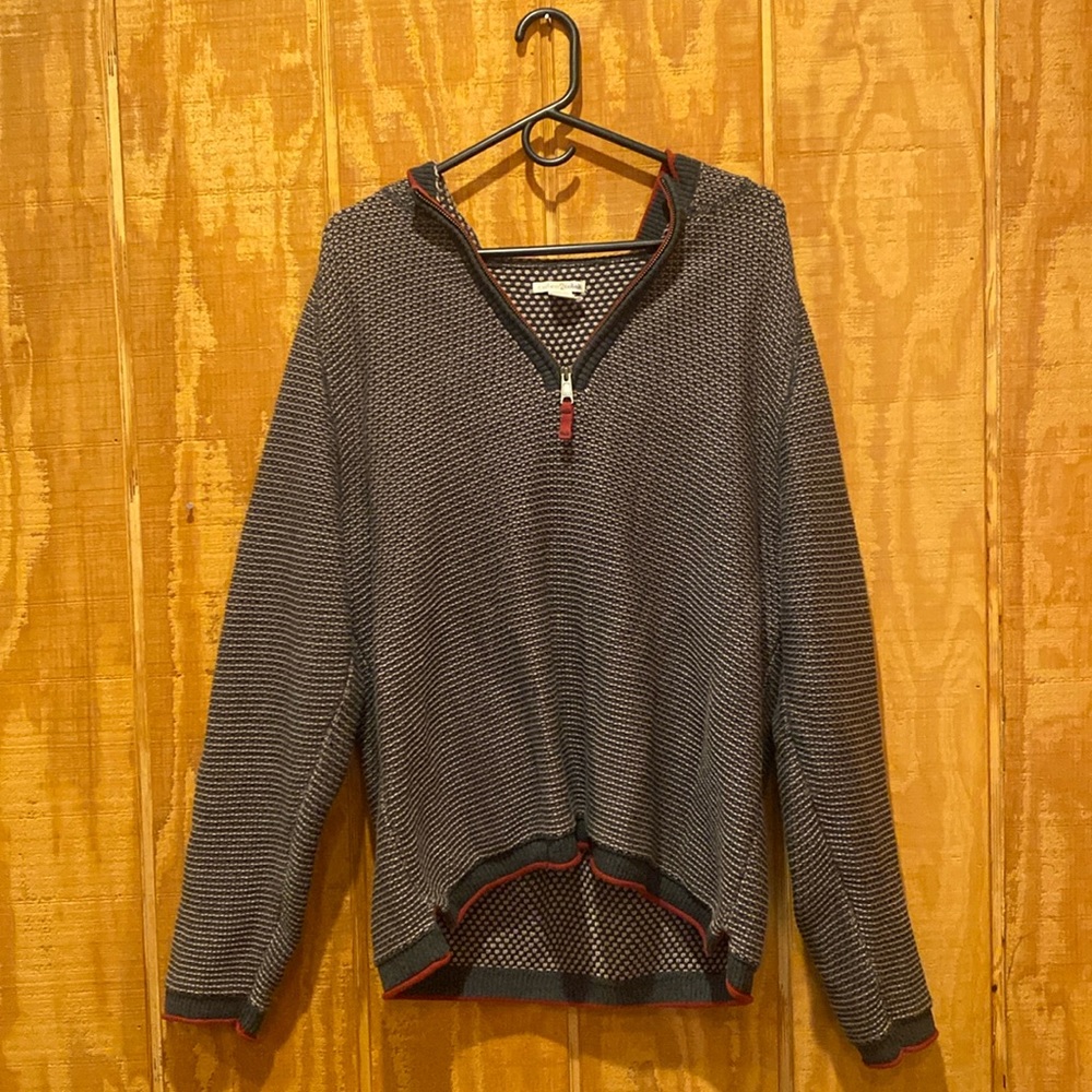 carbon2cobalt men’s hooded pullover bark oslo sz: large